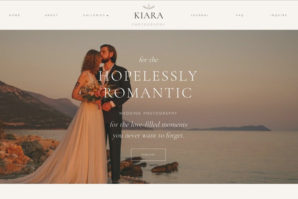 Kiara demo site, one of the Divi 5 child themes