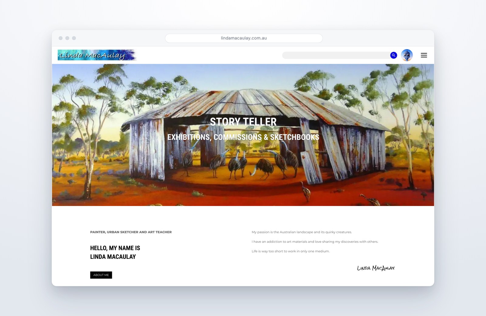 Linda Macaulay Linda Macaulay artist website homepage